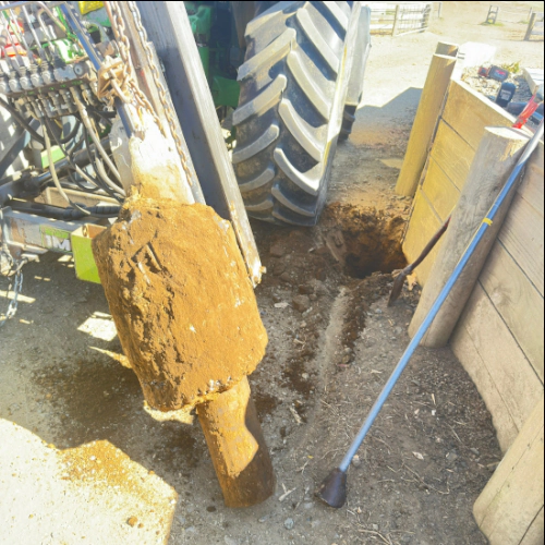 Replacing broken post
